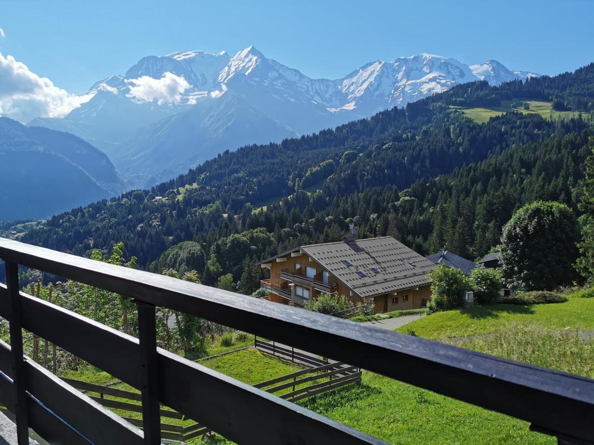 Duo Des Alpages Vue Exceptionnelle Sur Le Mont Blc Apartment Saint-Gervais-les-Bains Exterior photo