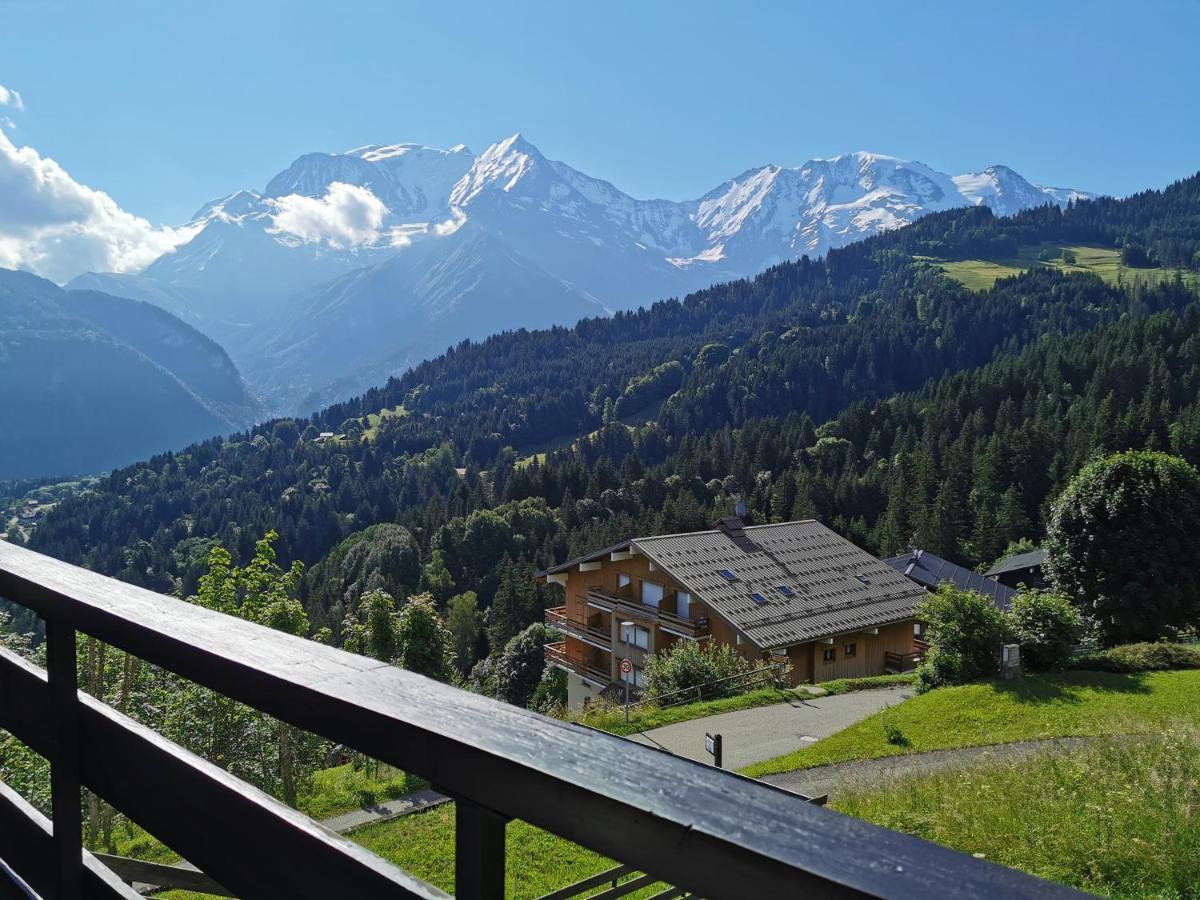 Duo Des Alpages Vue Exceptionnelle Sur Le Mont Blc Apartment Saint-Gervais-les-Bains Exterior photo